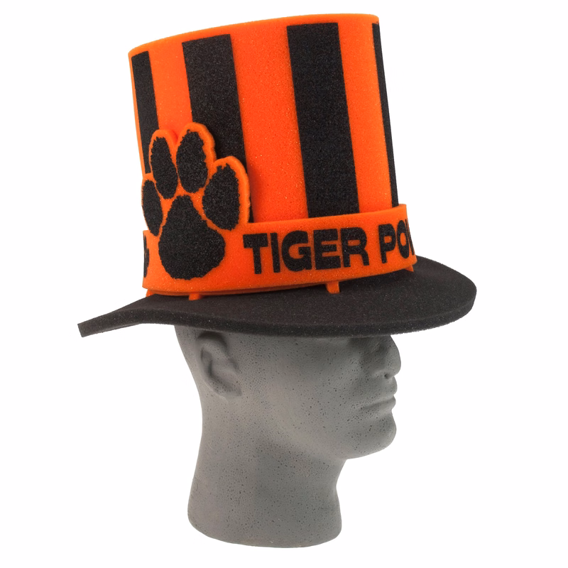 13" Foam Fan Hat, Paw Band