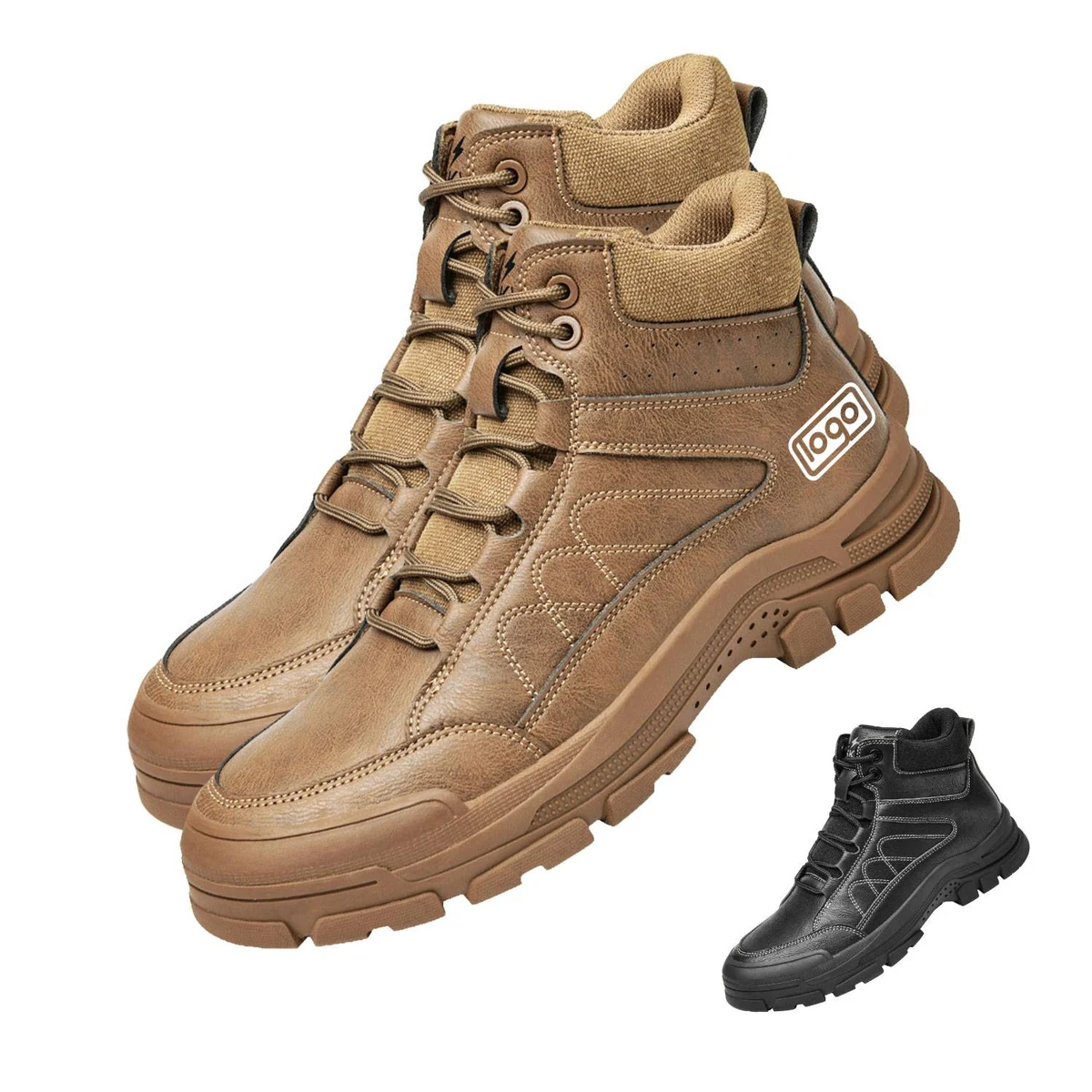 Winter Warm High-Top Labor Protection Shoes 1