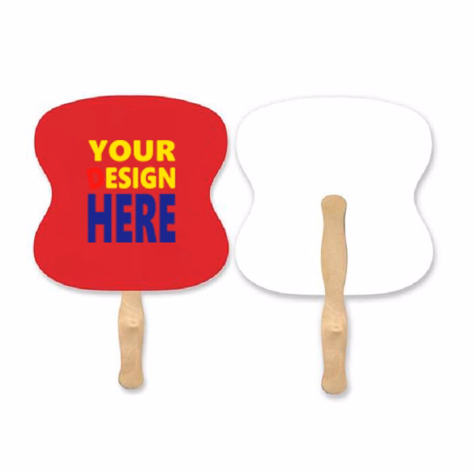 Bread Slice Hand Fan Full Color
