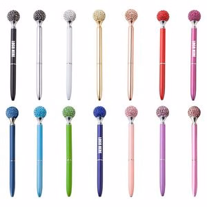 Diamond Ball Flower Ball Metal Pen