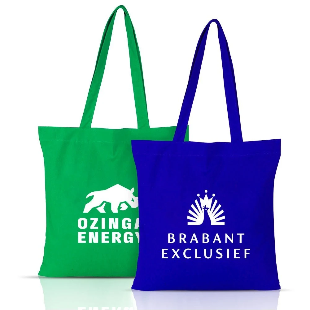 Eco Friendly Colored Cotton Tote Bag (15" X 16"), custom tote bag with logo imprint 1