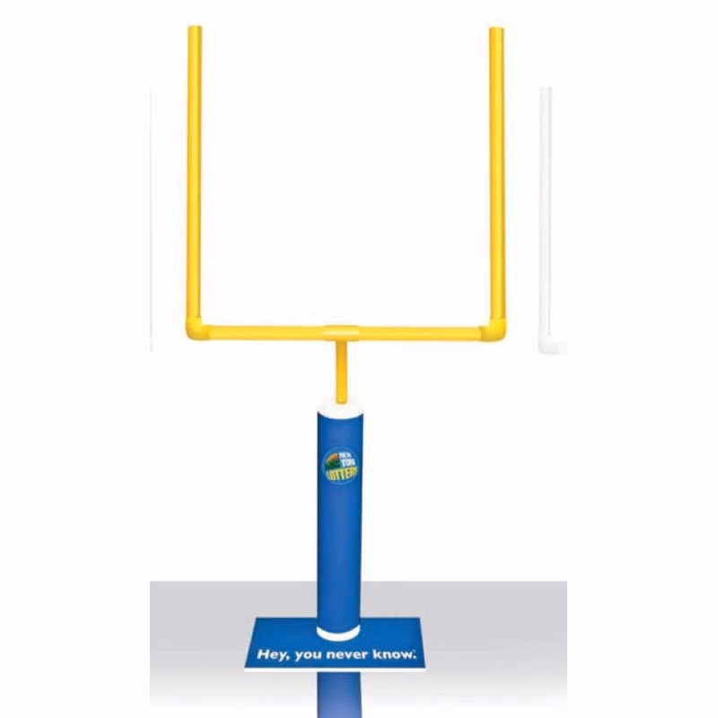Goal Post Football Display Mini (50" x 22")