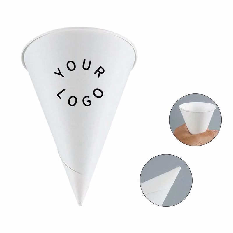 Paper Snow Cone Cups 6oz for Summer Treats