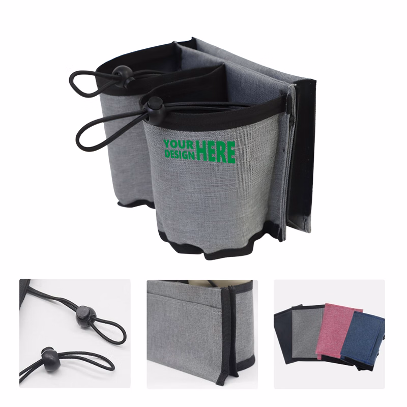 MOQ50 Portable Luggage Cup Holder With Custom Logo