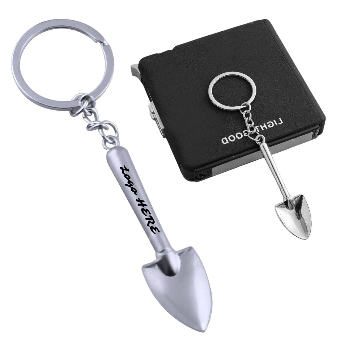 Mini 3D Shovel Keychain 1