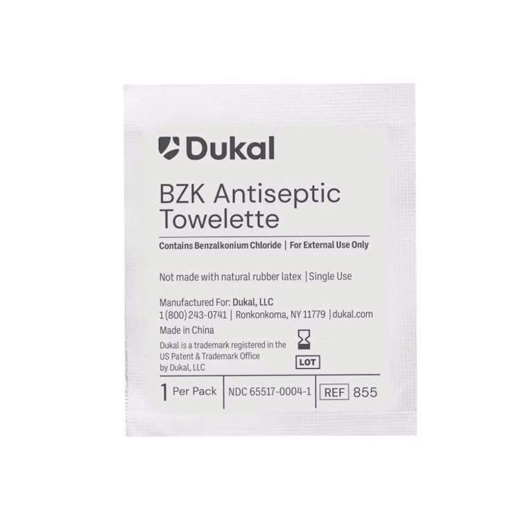 BZK Antiseptic Towelette 2000 Count - 5" x 8"