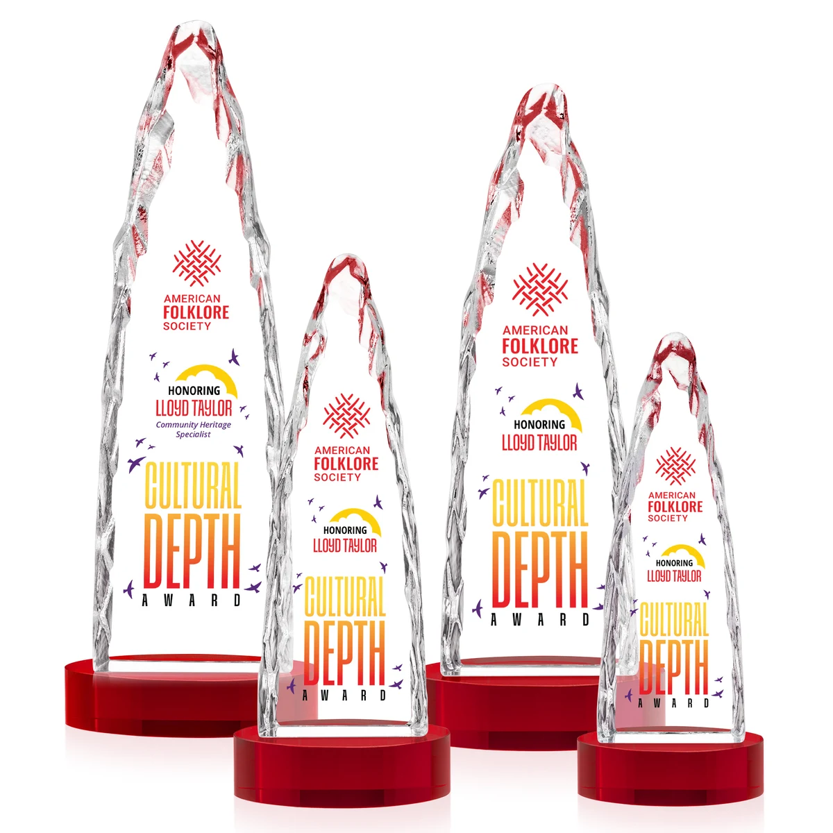 Goderich VividPrint™ Award on Base - Red 1