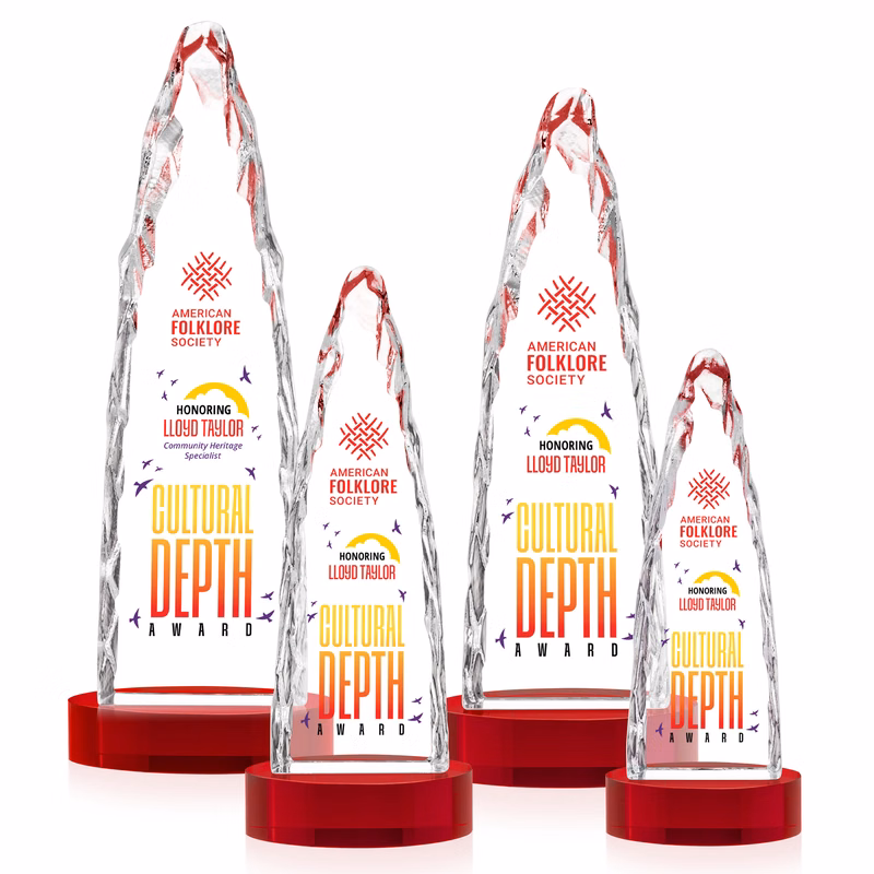 Goderich VividPrint™ Award on Base - Red