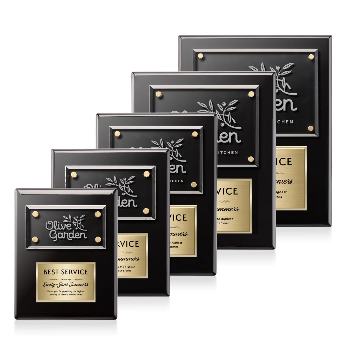 Gossamer Plaque - Black/Gold 1