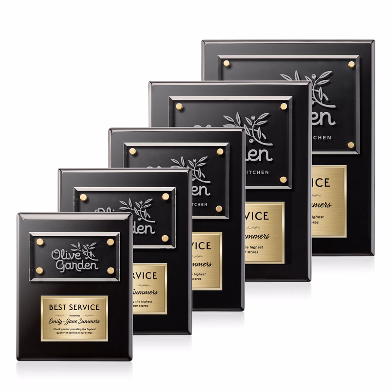Gossamer Plaque - Black/Gold