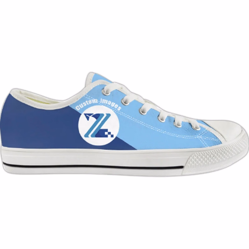 Classic Low Top Canvas Shoes (Tongue Printable)