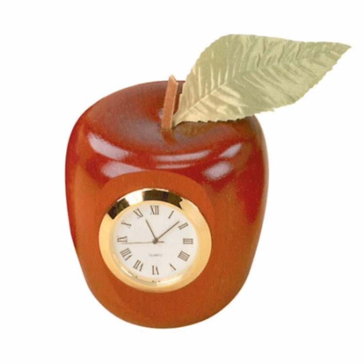Apple Clock with imprint