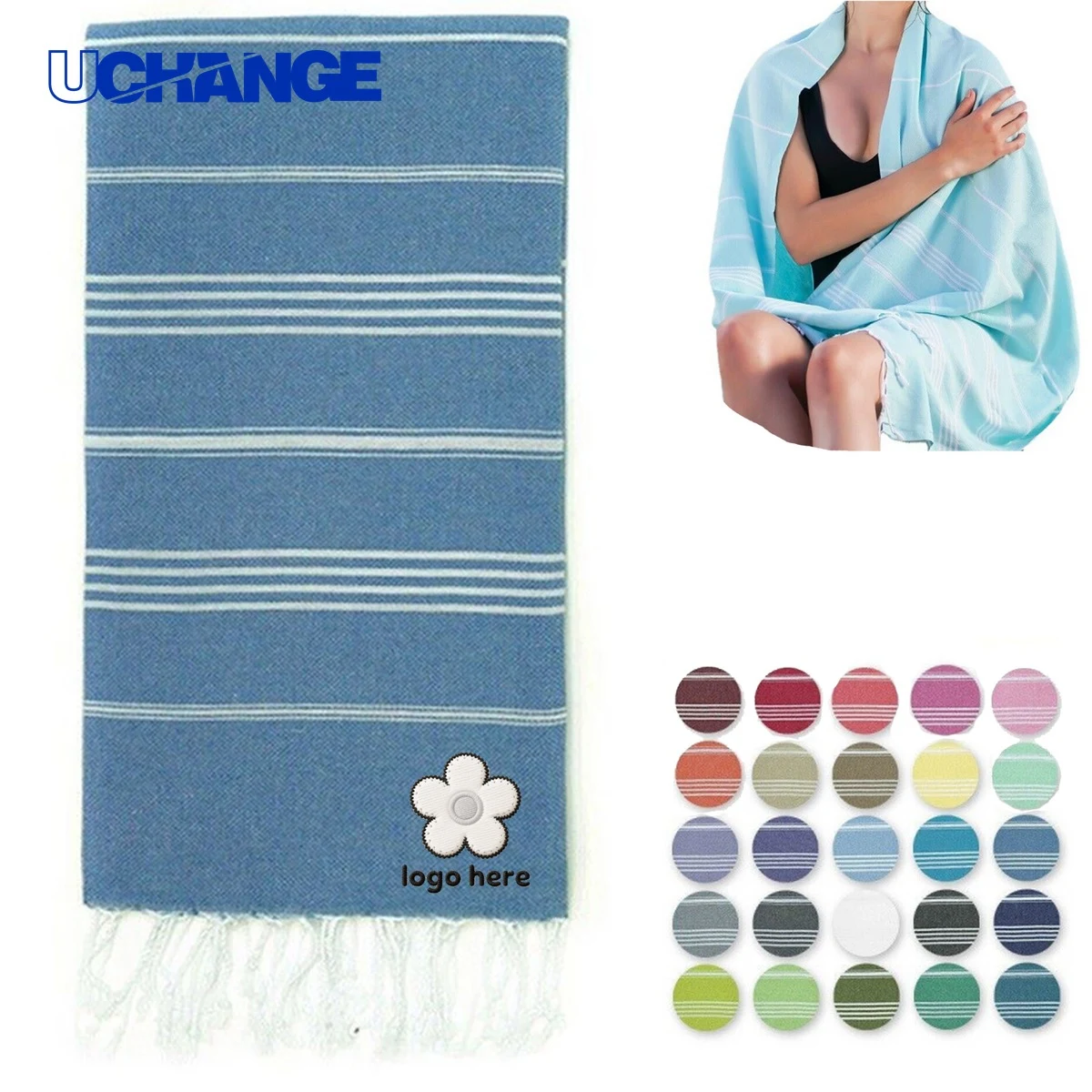 Oversized Turkish Cotton Towel 1