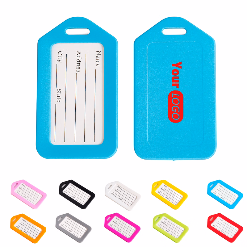 Colorful Plastic Luggage Tag With ID Card