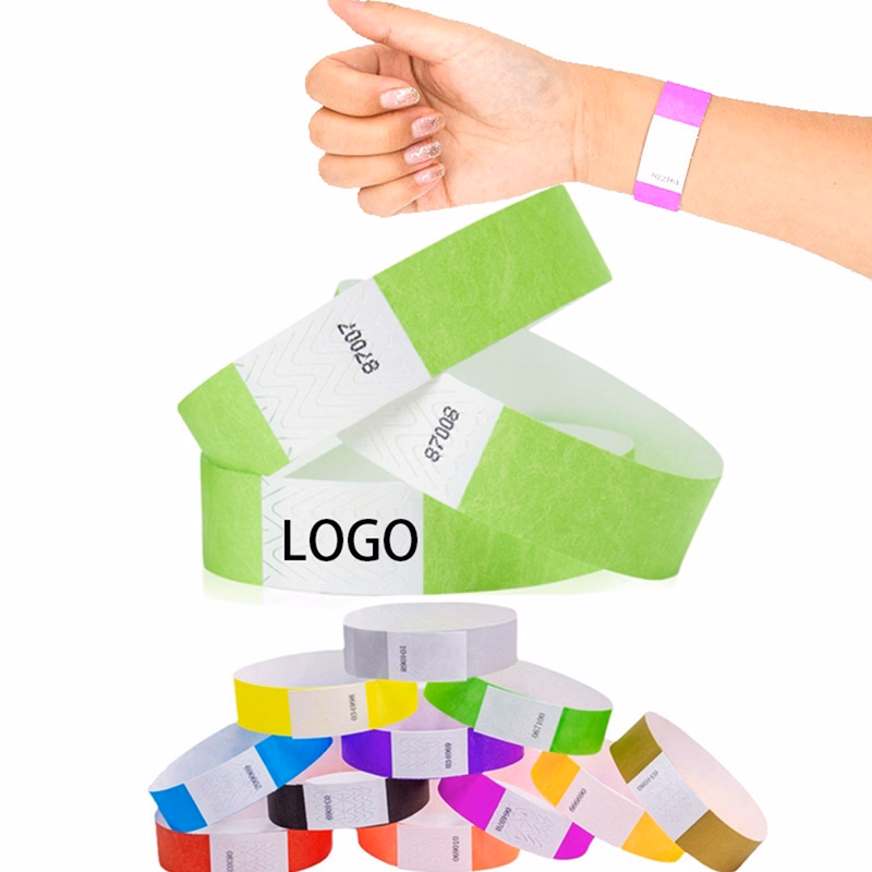 Disposable Paper Bracelet Waterproof Wrist Strap