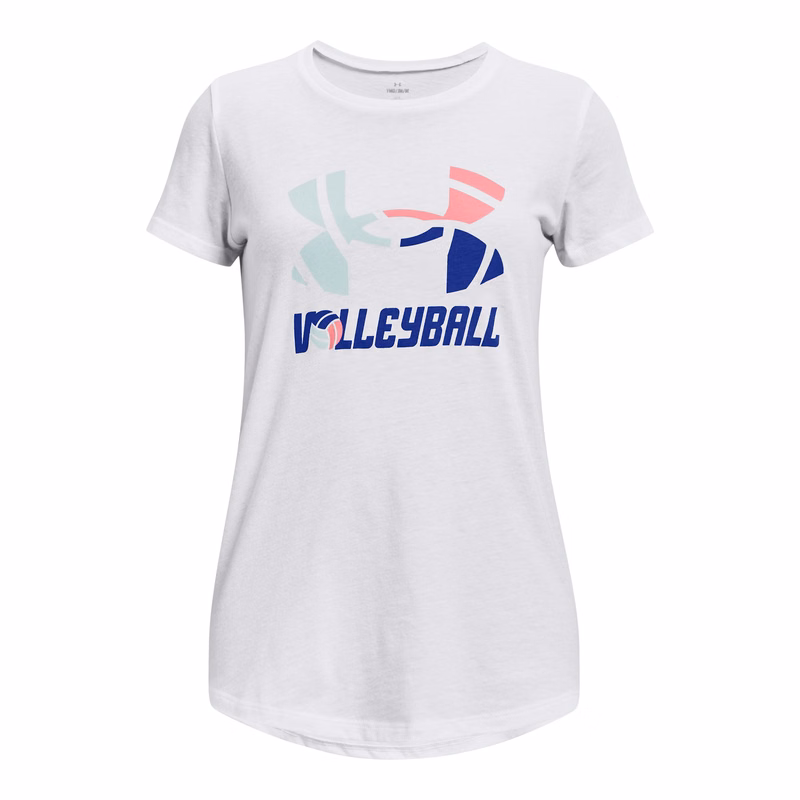 Girls' UA Multicolor Volleyball Short Sleeve