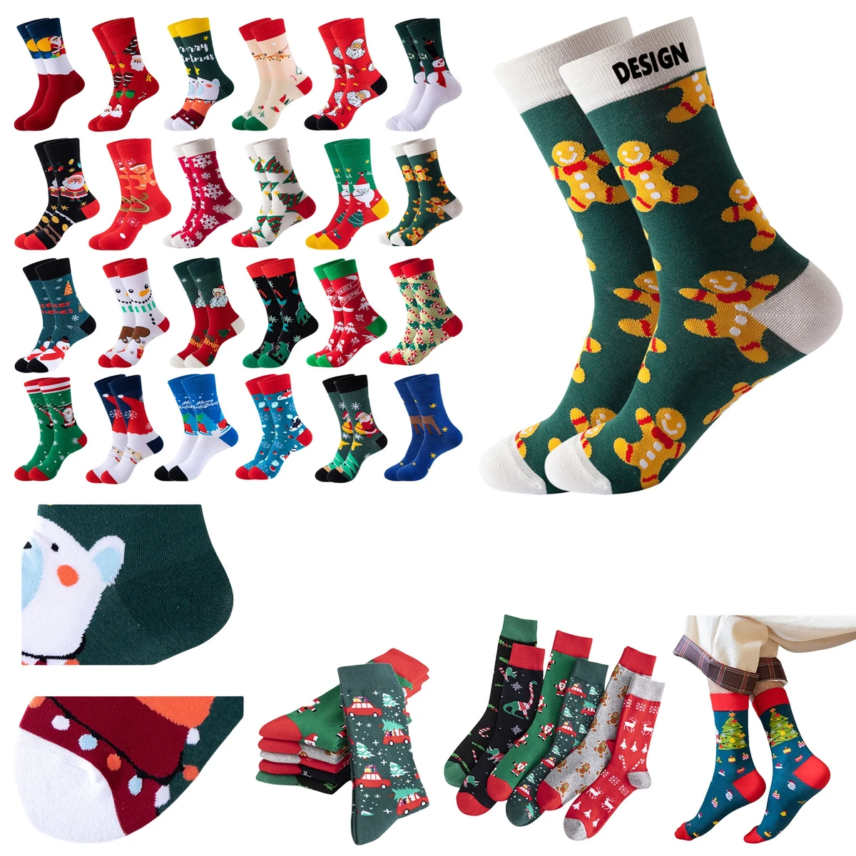 Christmas Xmas Socks 1