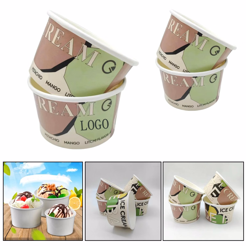 8oz Disposable Ice Cream Bowl