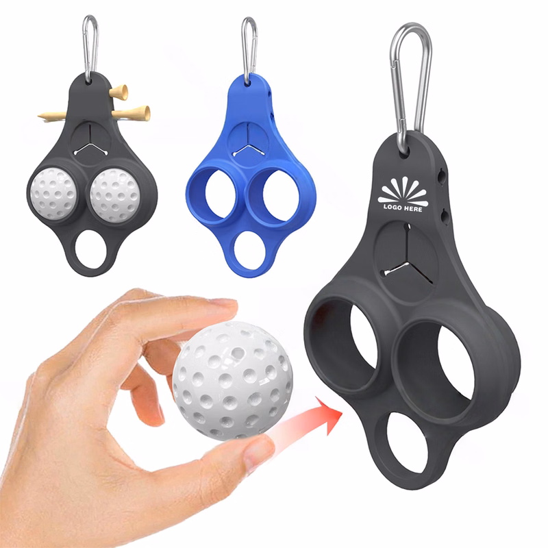 Golf Ball Holder with Three Clips