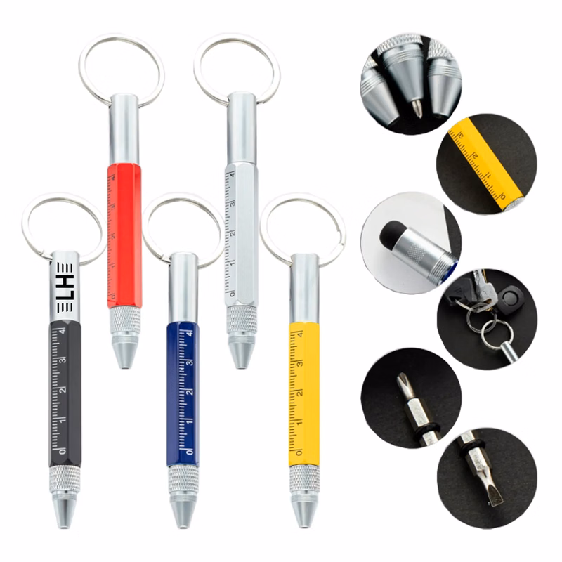 6 in 1 Keychain Tool Pen