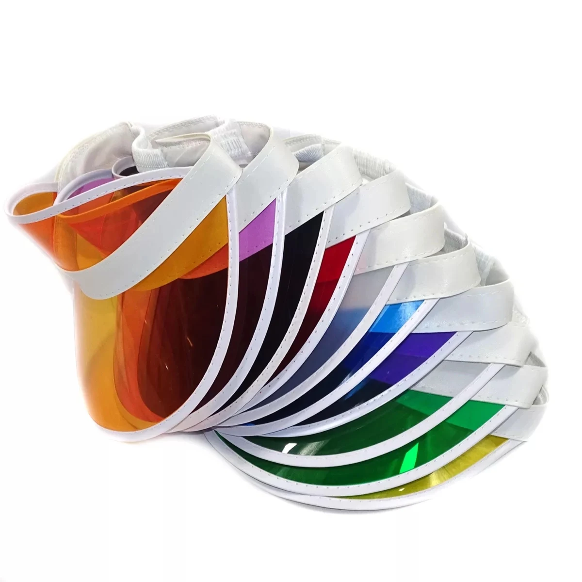 Transparent PVC Plastic Sun Visor 1