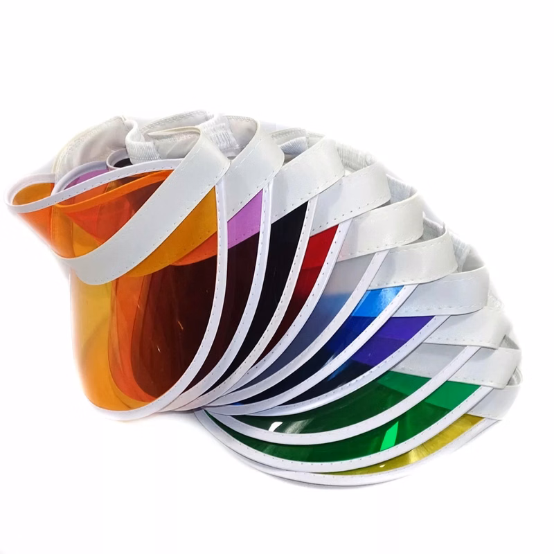 Transparent PVC Plastic Sun Visor