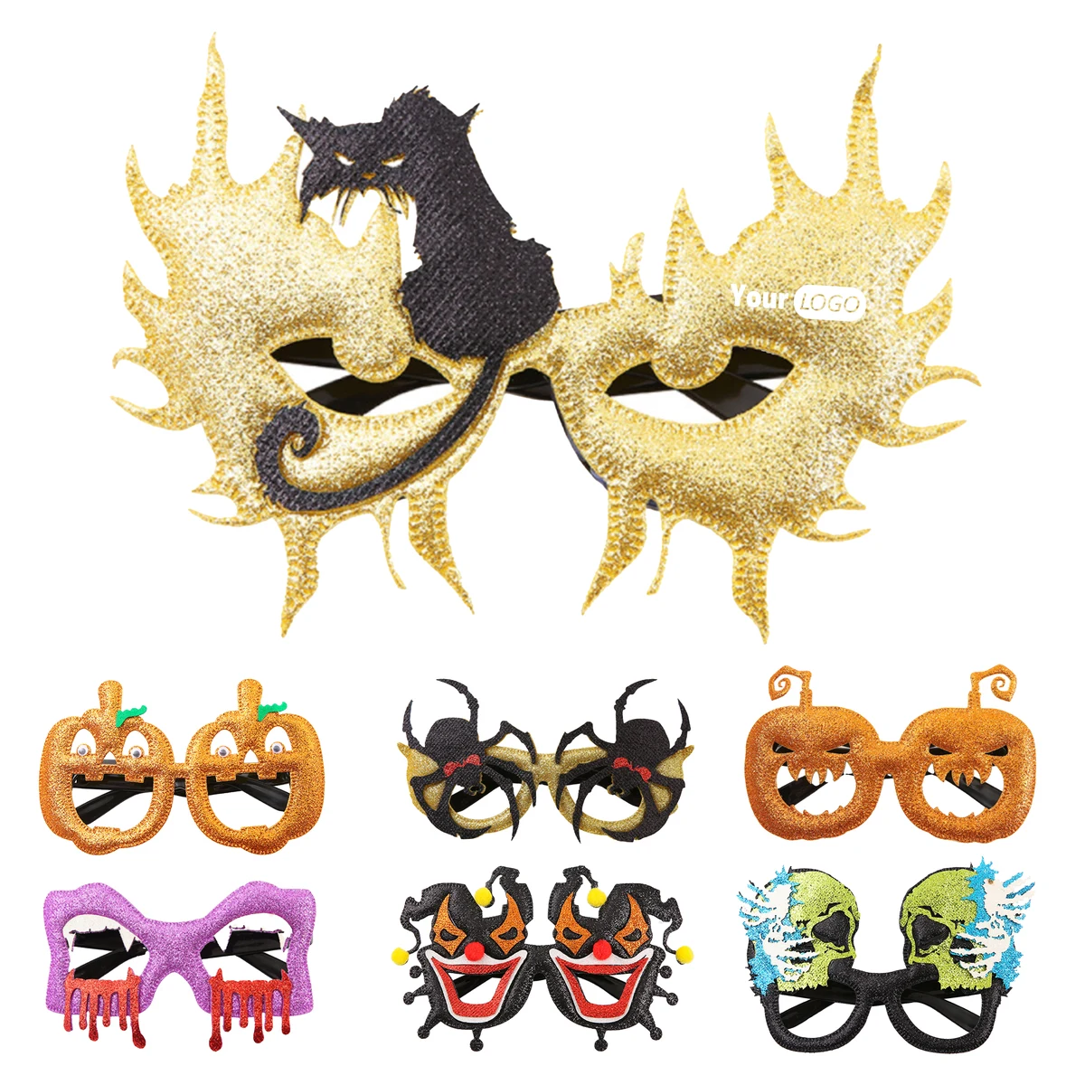 Cloth Spooky Spider Halloween Glasses ?C Bold And Fun Accessory 1