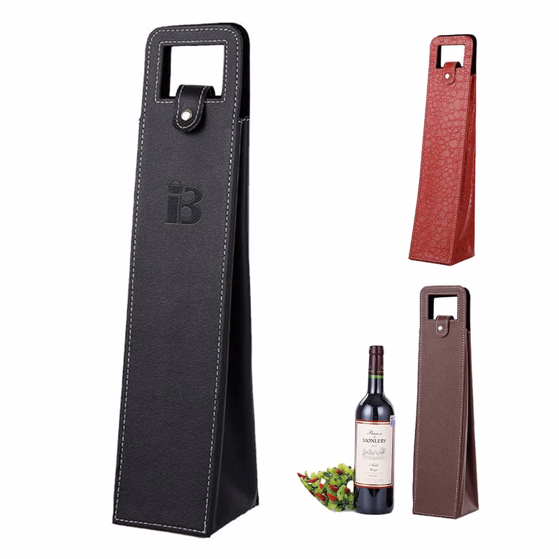 Pu Leather Wine Gift Bags