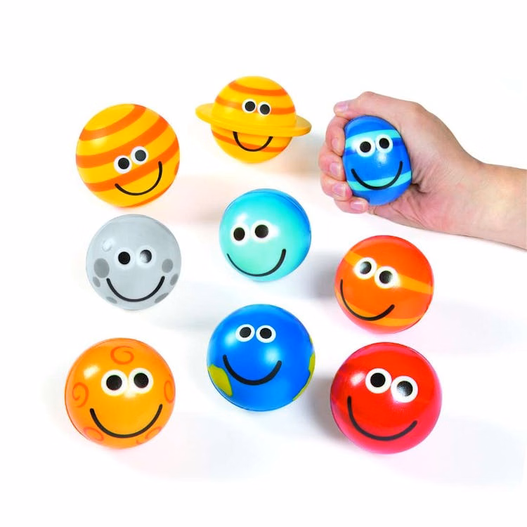 Solar System Stress Balls 2.5" - Assorted