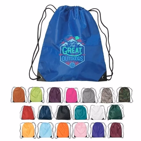 Polyester Sports Drawstring Backpack