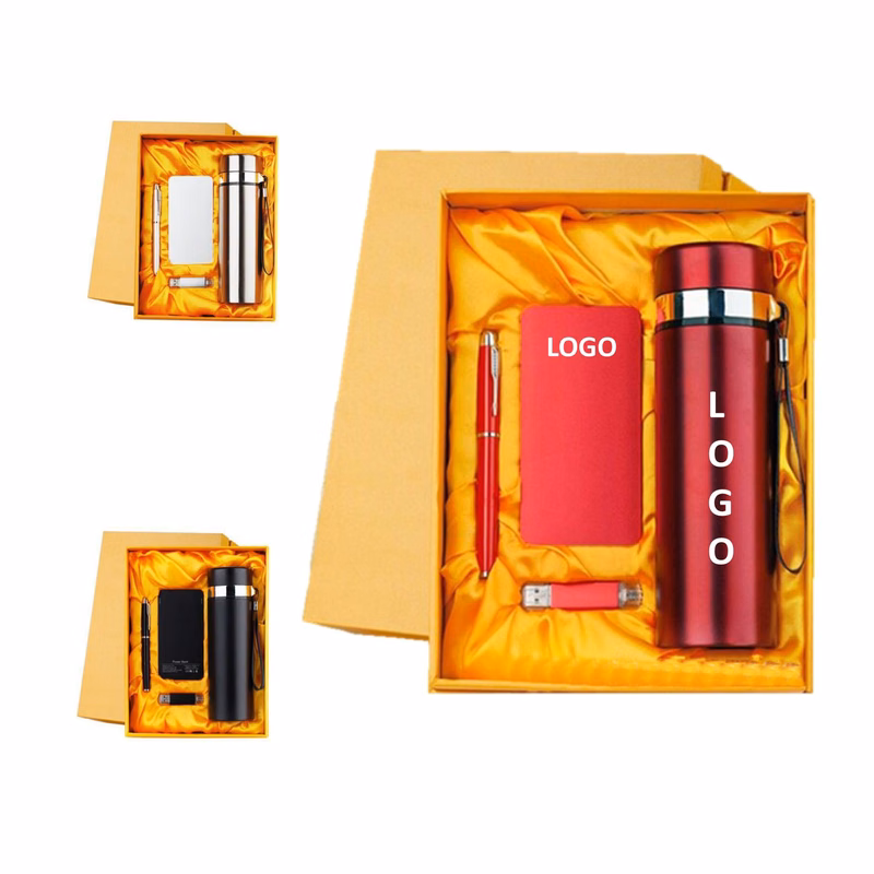 Business Gift Set Tumbler Usb Drive Power Bank Pen