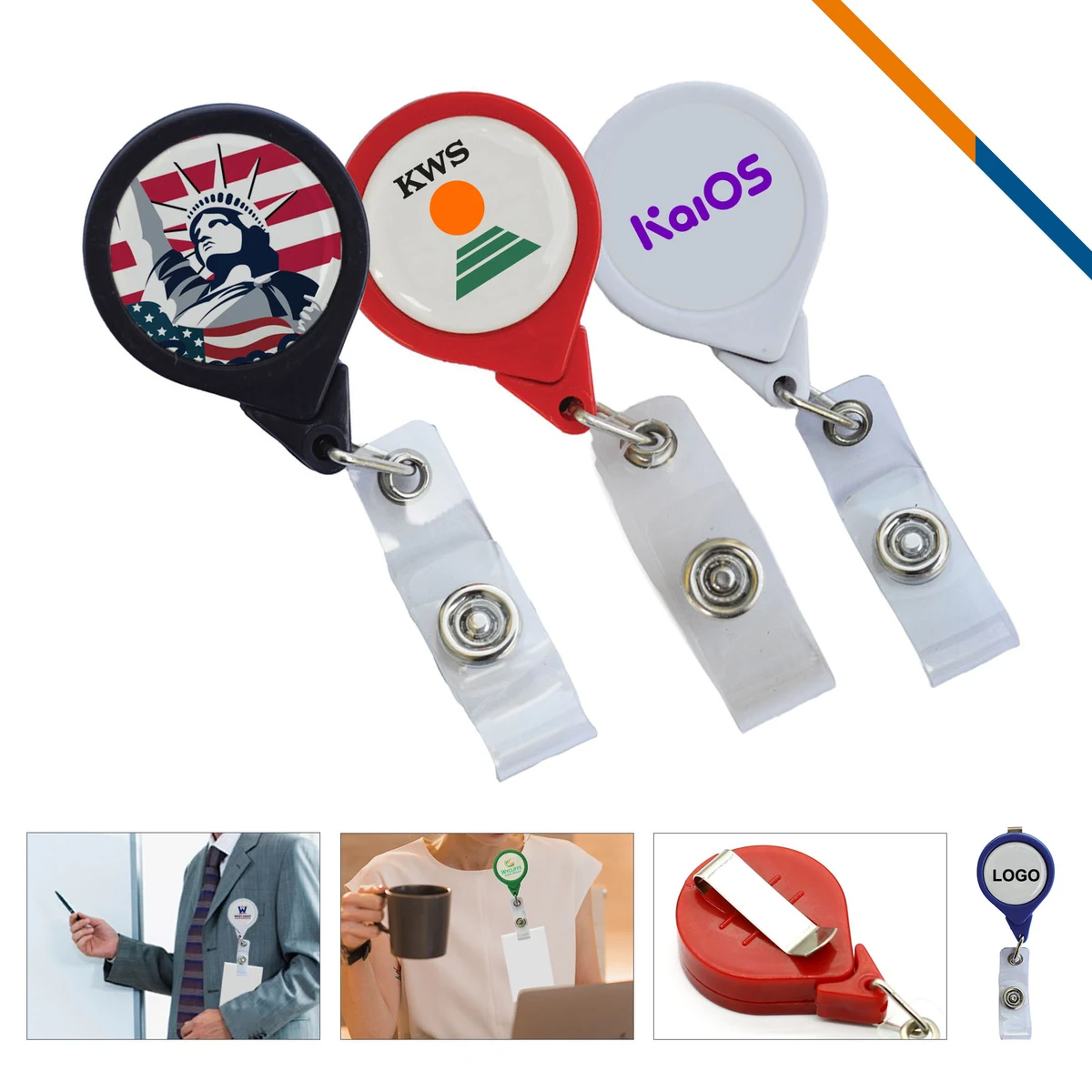 Lorpo Plastic Badge Reel 1