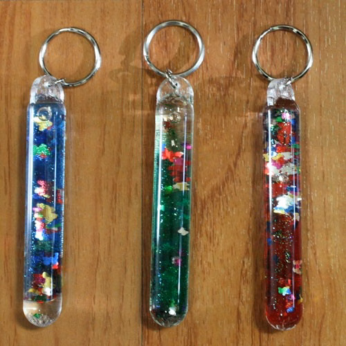 KEY CHAIN LIQUID BUTTERFLY WAND