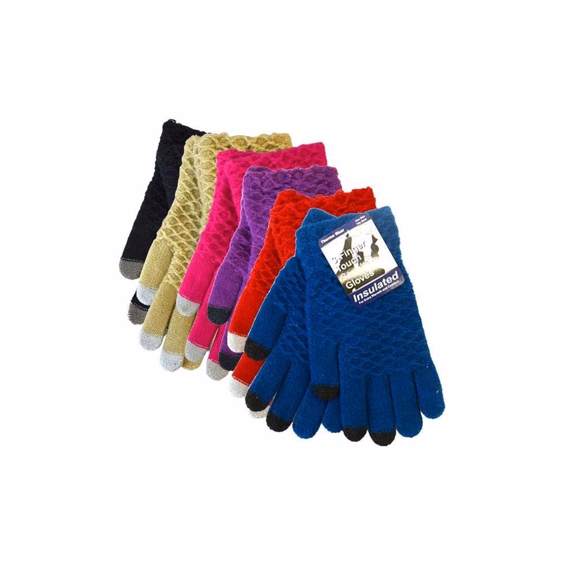 Women's Winter Knitted Touch Gloves Assorted