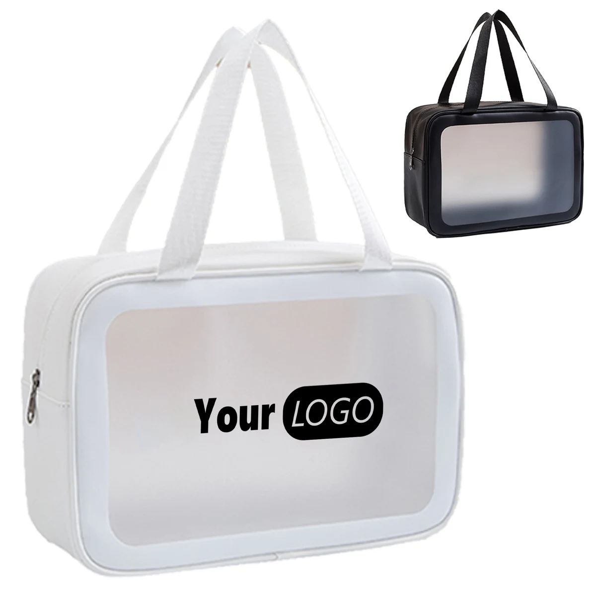 Pvc Customized Portable Frosted Waterproof Toiletry Bag ?C Stylish And Durable 1