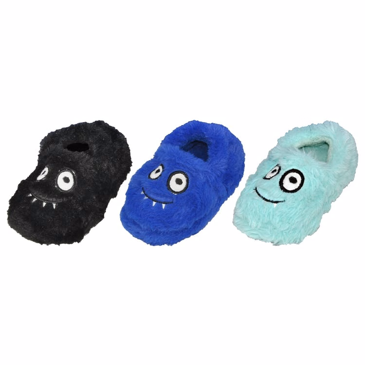 Toddler's Monster Fuzzy Slippers - Assorted Size 5-10 Age 1-3 Years