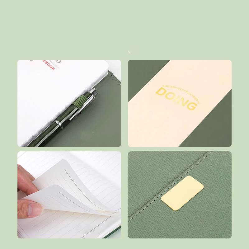 A5 Custom PU Leather Cover Business Notebook