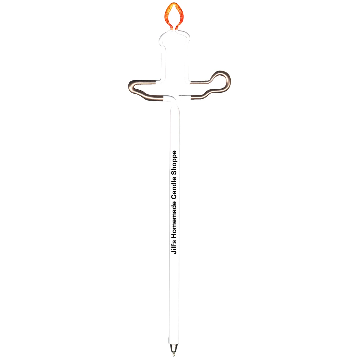 Candle With Tray Multi-Color Inkbend Standard, Bent Pen 1