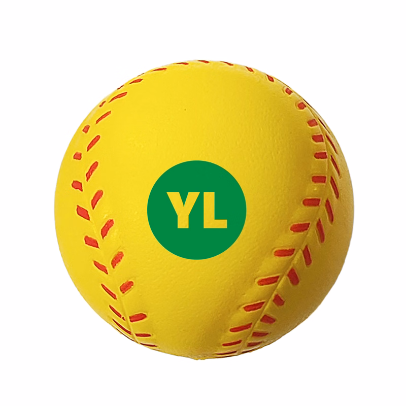 MOQ50 Personalized PU Foam Baseball Stress Ball