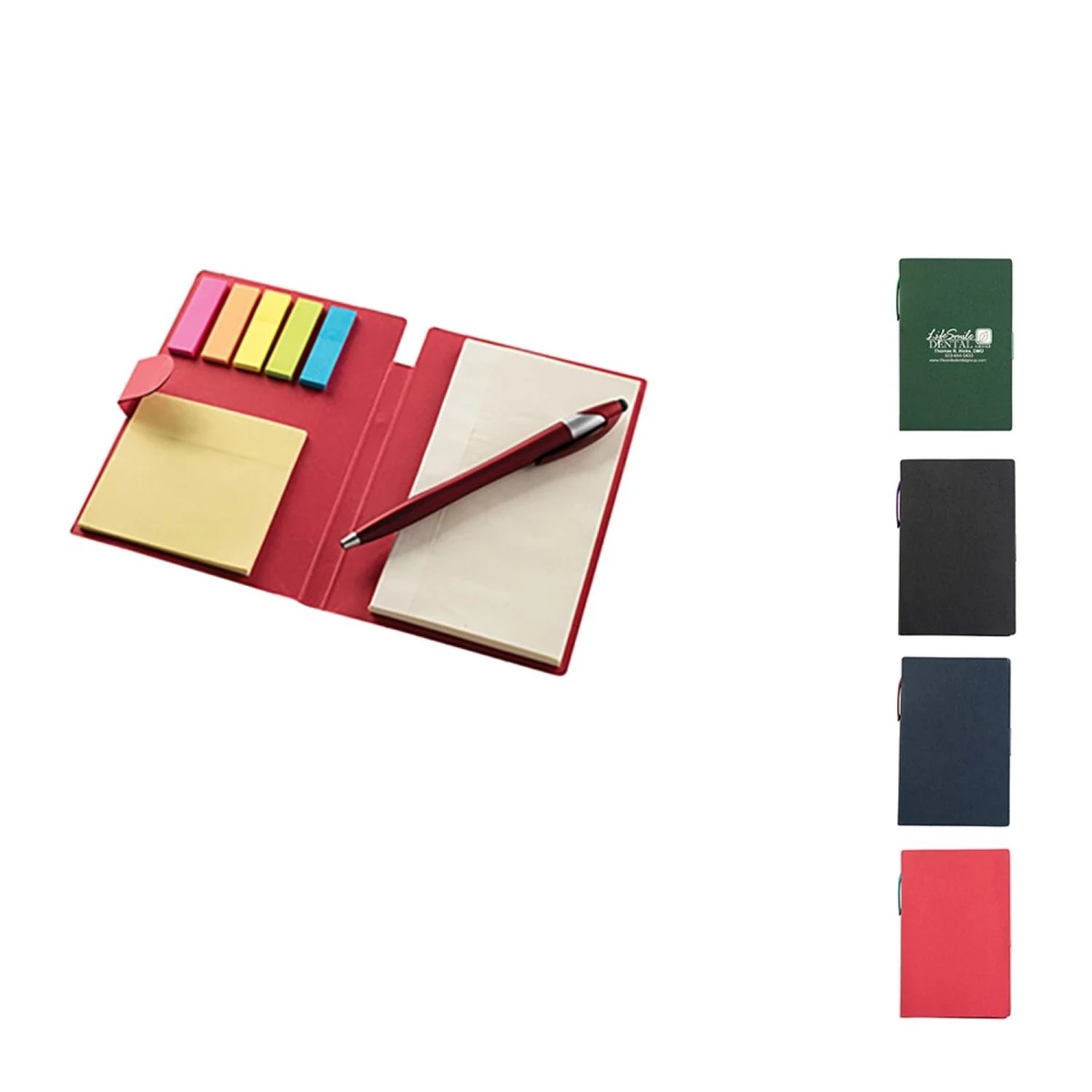 Write-Mate 4 x 6 Cardboard Memo Book with Pen - Unlined 1