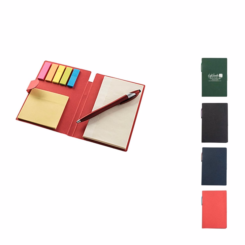 Write-Mate 4 x 6  Cardboard Memo Book with Pen - Unlined