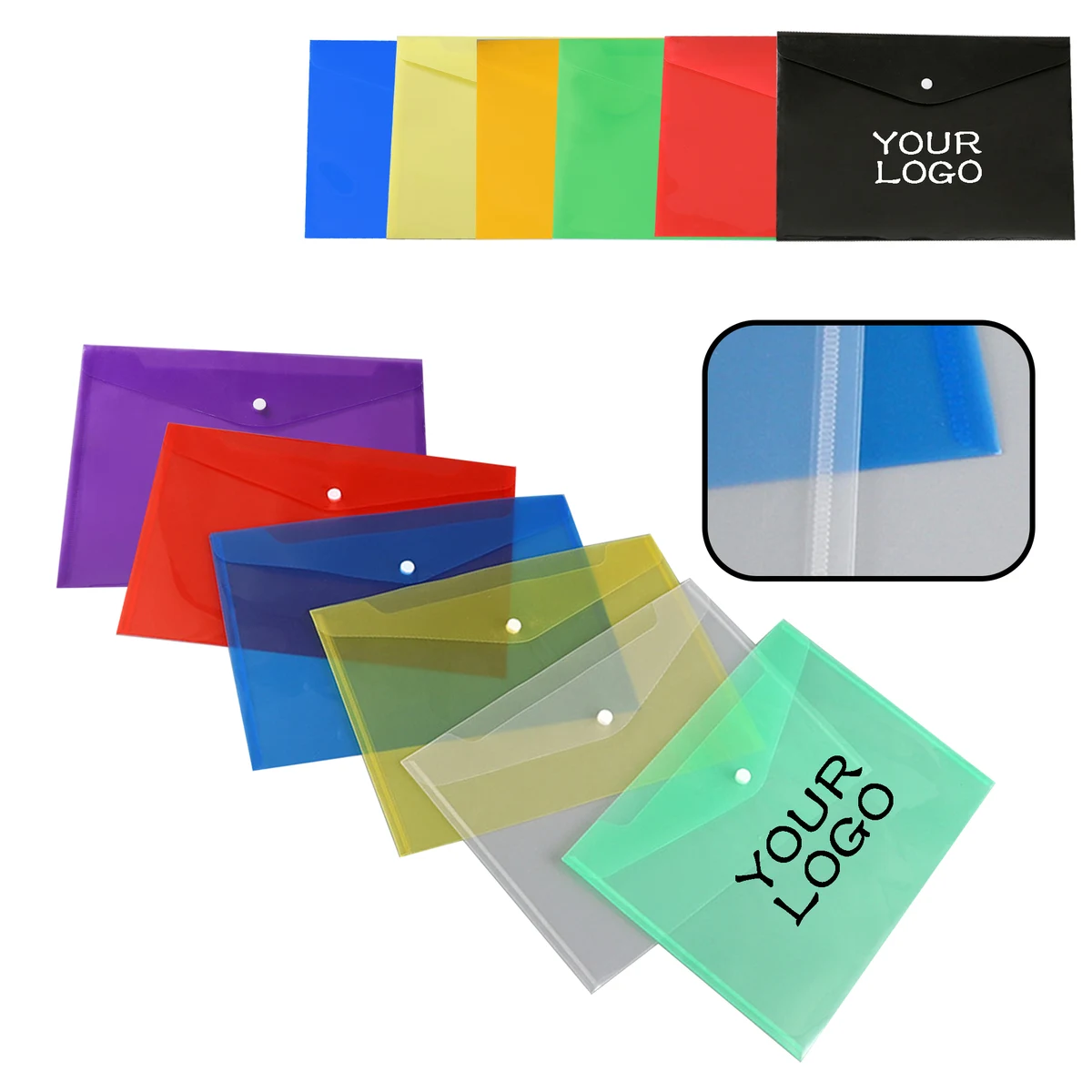MOQ 30 PCS Snap Button Folder 1