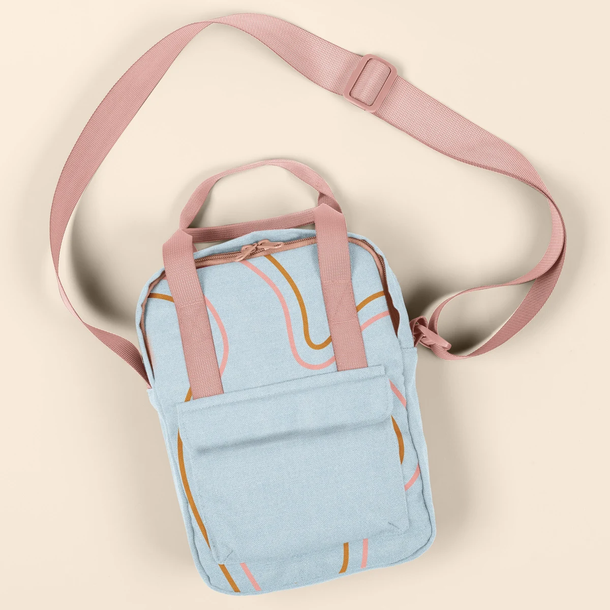MINI BACKPACK CROSSBODY - DENIM 1