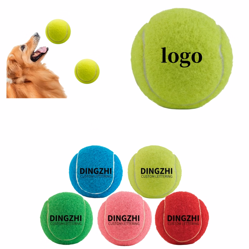 Durable Rubber Dog Tennis Ball Toy