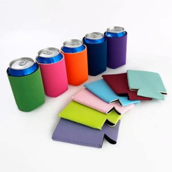 Wholesale 3mm Neoprene Multi-colored Blank Beer Can Cooler