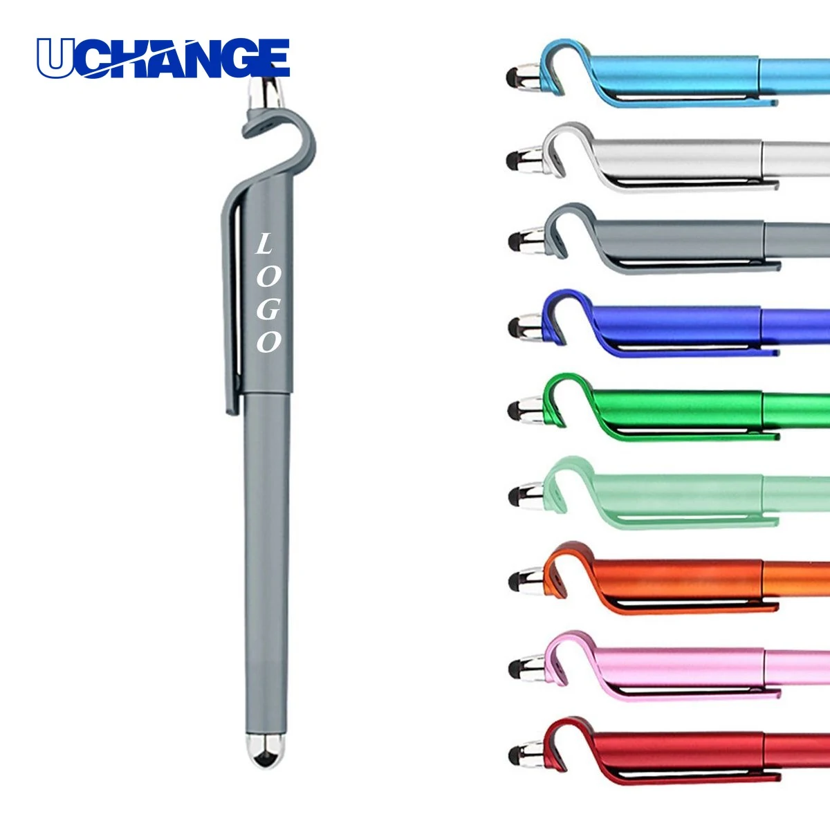 Multifunctional Bracket Pen for Phones, custom pen with logo imprint 1