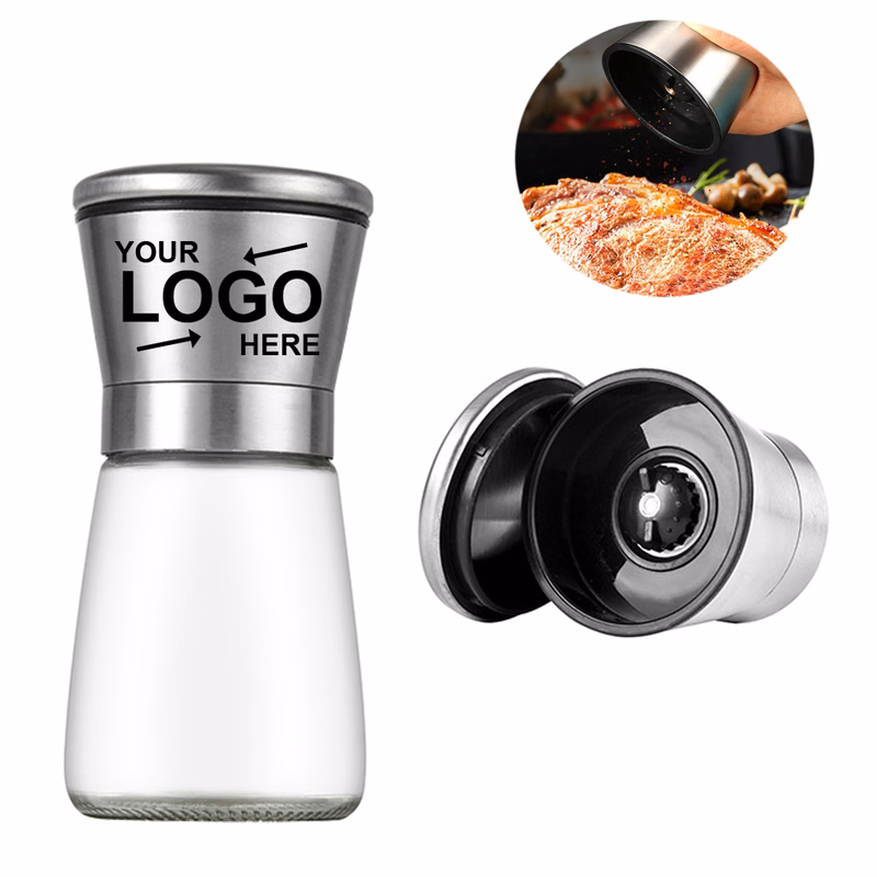 6oz Stainless Steel Salt and Pepper Grinder