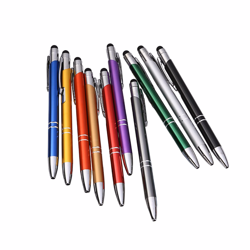 Soft-Touch Dual Purpose Aluminum Pen
