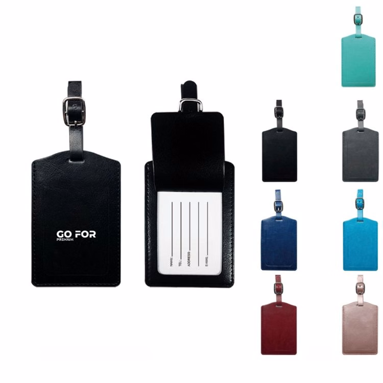 Faux Leather Luggage Tags
