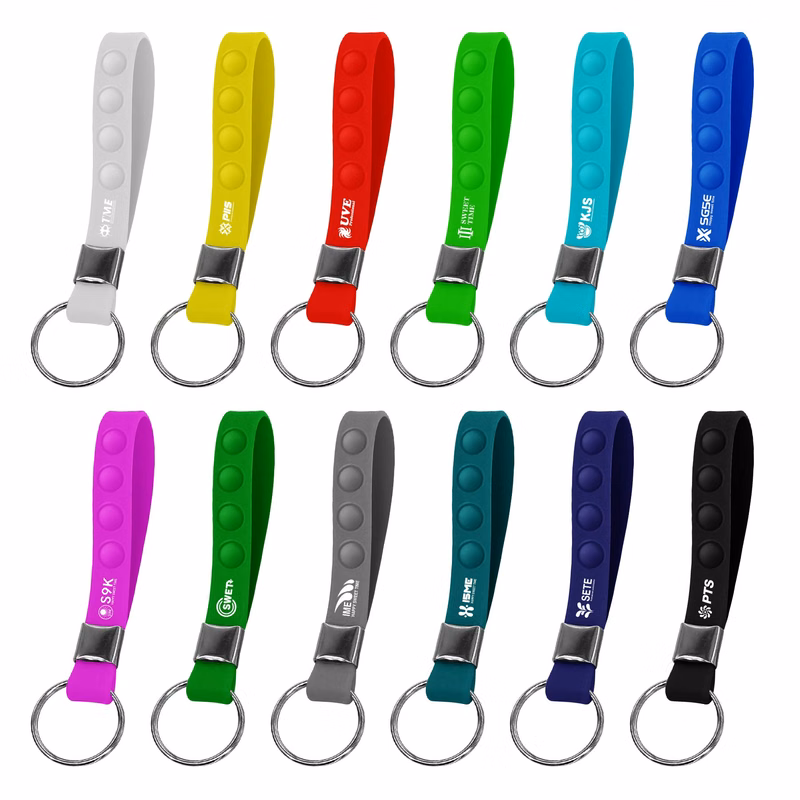 Push Pop Bubble Keychain